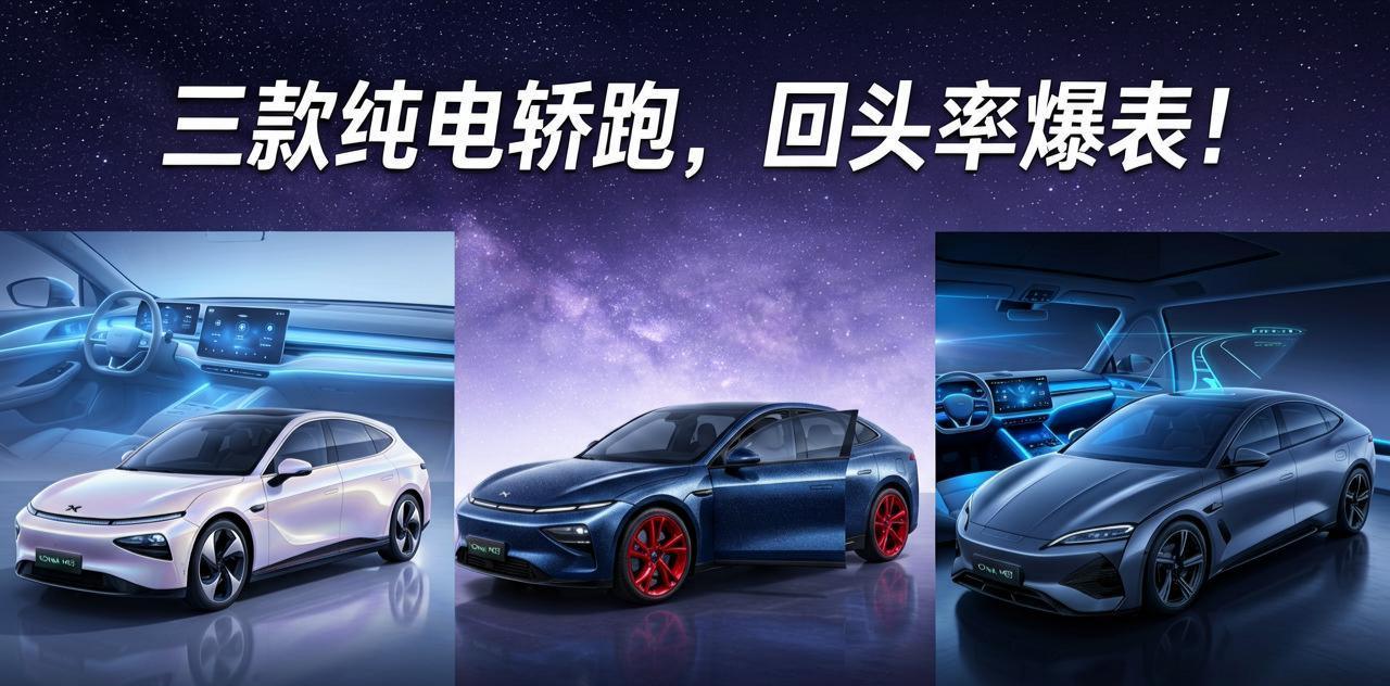 年轻就要追新潮，这三款纯电轿车回头率爆表。
小鹏MONA M03——掀背轿跑造型