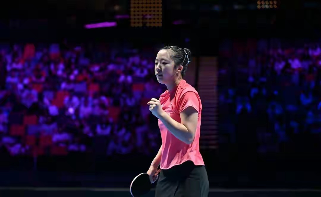 陈幸同击败申裕斌，王楚钦击败达科，都很有把握体育明星乒乓球 世界杯女单1/4比赛