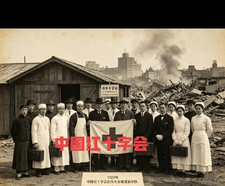 1923年日本关东大地震，积贫积弱的中国，向日本伸出了人道主义援手。
北洋政府直