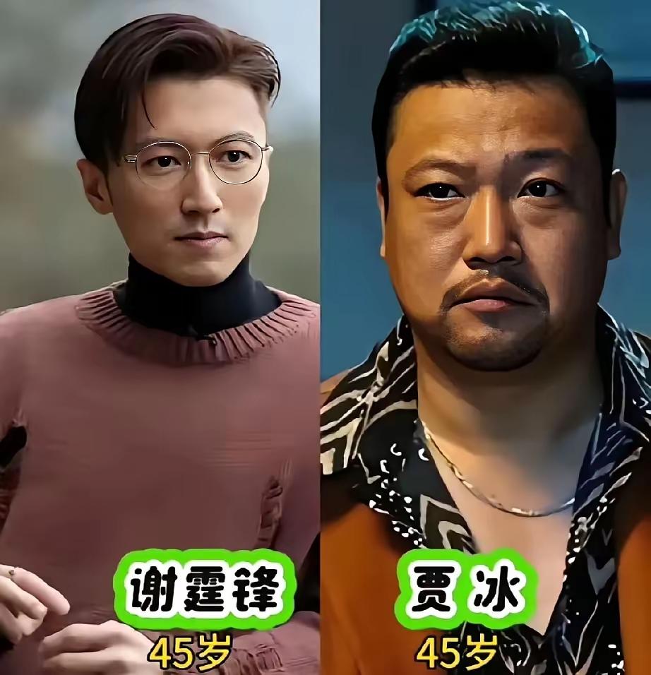 霍建华和严屹宽同一年出生。
苗侨伟和岳跃利同一年出生。
贾冰和谢霆锋同一年出生。