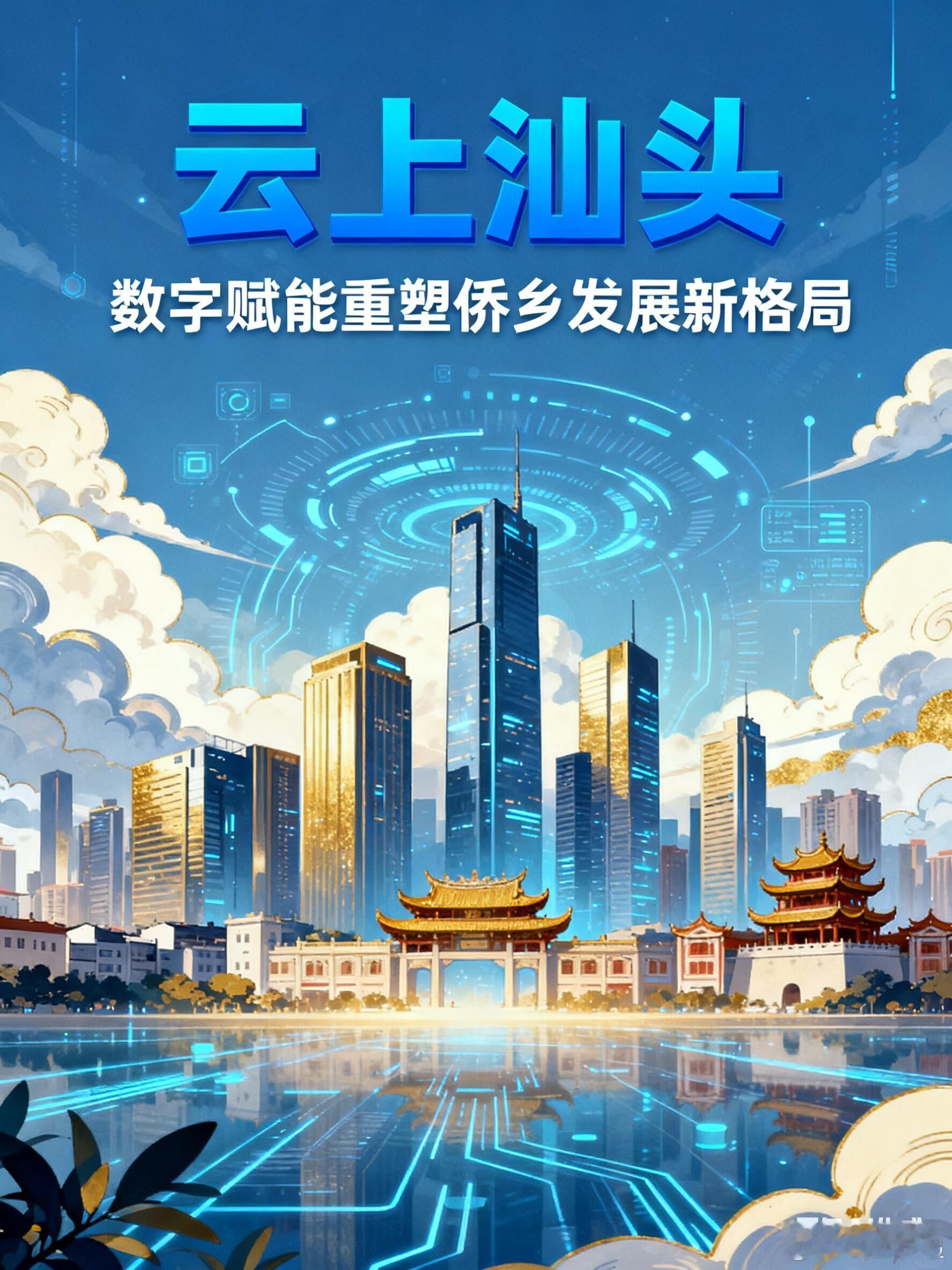 云上汕头：数字赋能重塑侨乡发展新格局在数字经济浪潮席卷全球的今天，汕头这座兼具侨