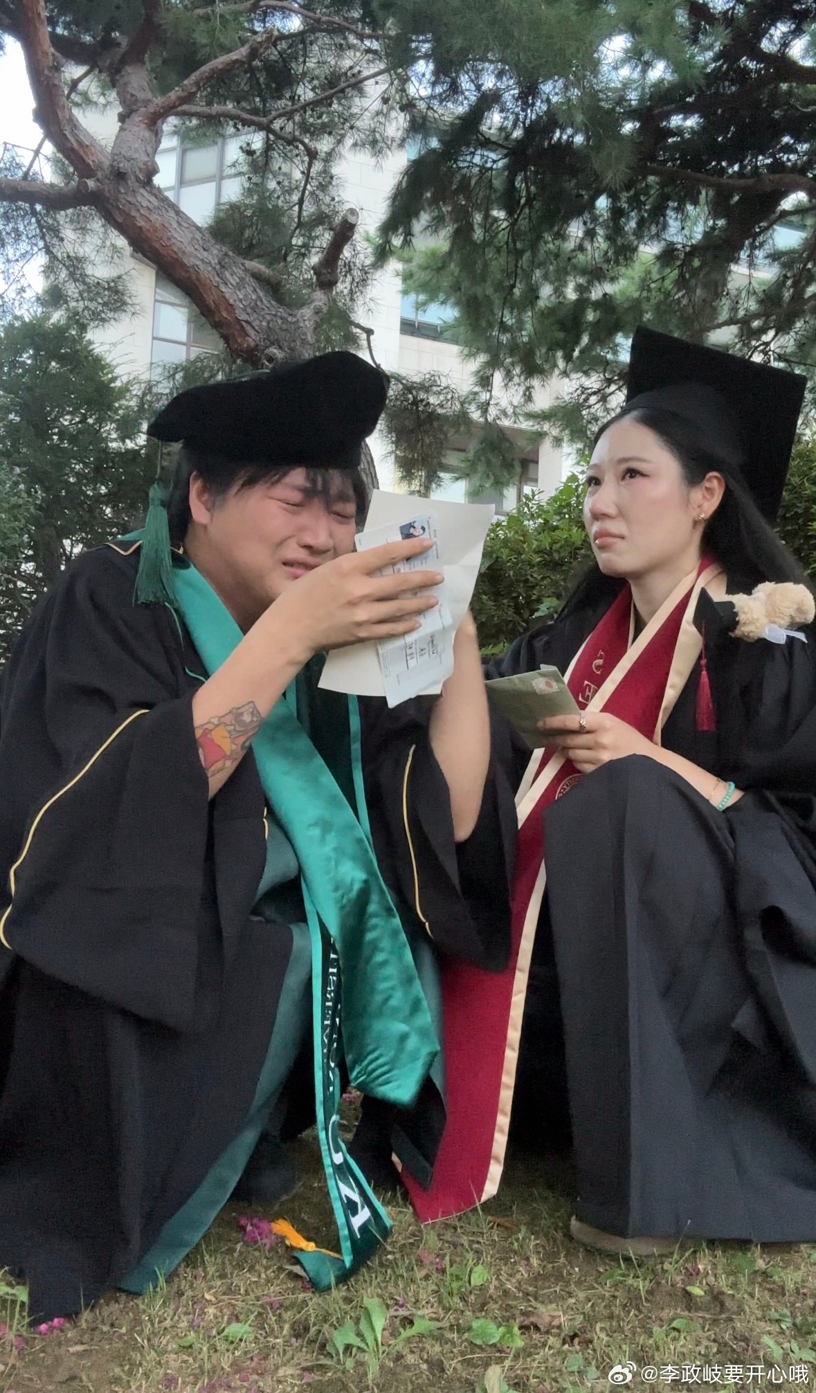 今天单独补拍了跟陈缘的一个镜头哭死了 