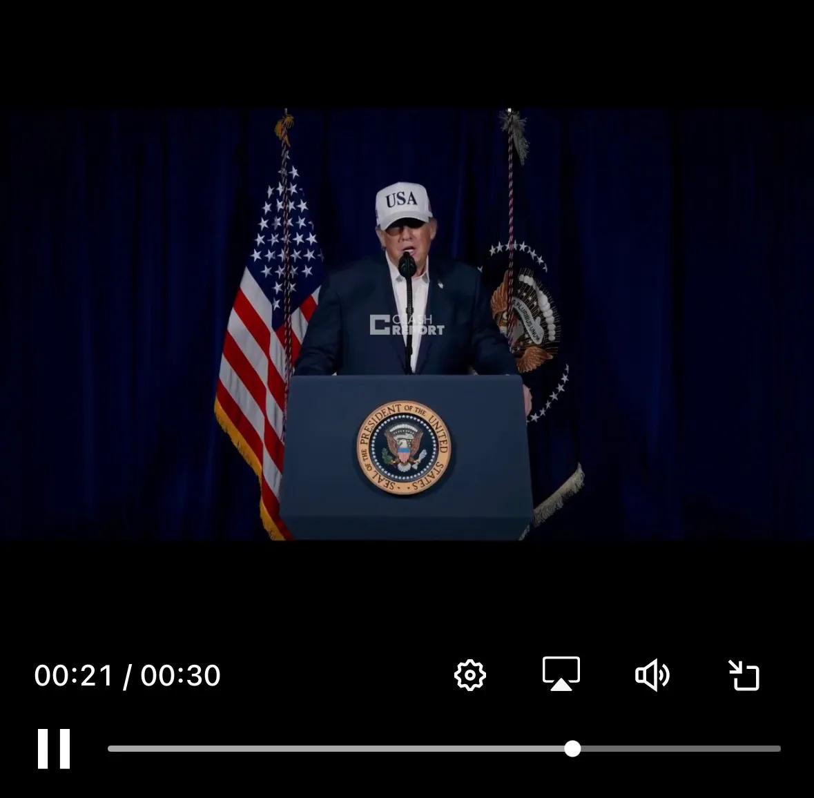 在密集炸弹投向伊朗之际，特朗普呼吁伊朗伊斯兰革命卫队、伊朗武装部队和伊朗所有警察