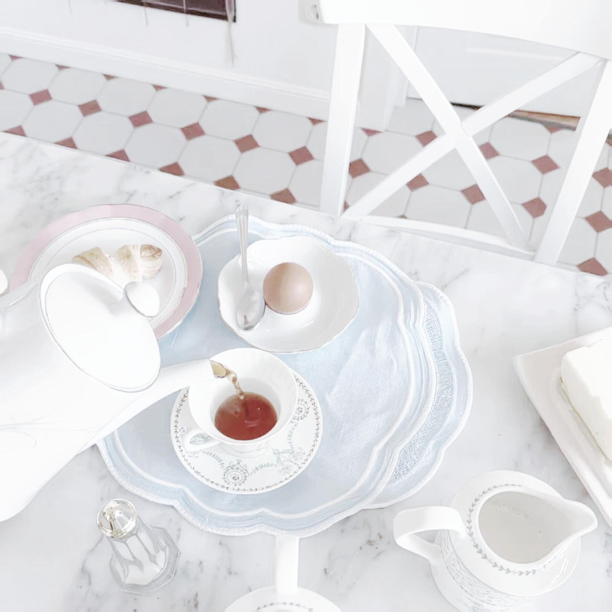 【背景图】分享‹𝟹₊˚⊹♡蓝色|白色|夏日|餐具|高级|清新|下午茶|审美积累