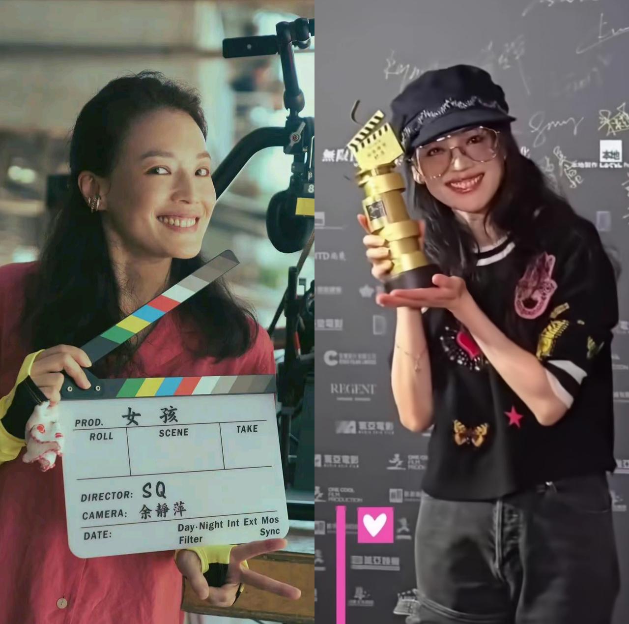 舒淇转行了，
她当导演了，
而且第一部作品，
就拿了好几个专业大奖。

她凭借电