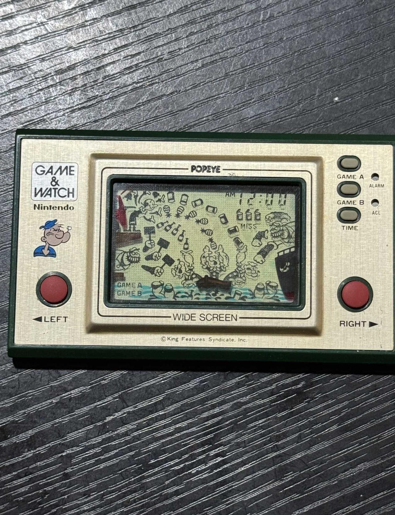 任天堂gamewatch大力水手
任天堂gamewatch 大力水手，1981年