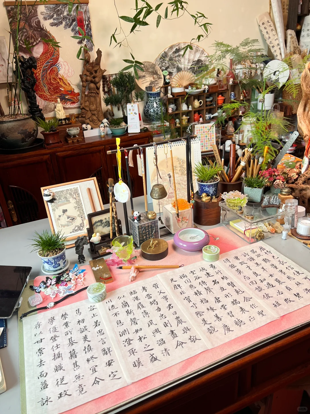 我心爱的小角落|能在书房呆一天写字读书📚