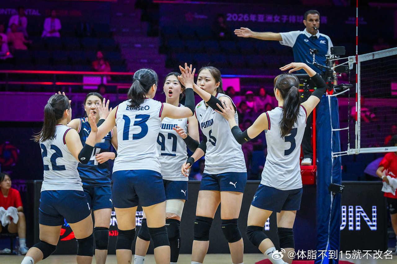 假设韩国3:1赢了中国香港女排，那就以6️⃣号种子晋级八强，对阵3号种子泰国女排