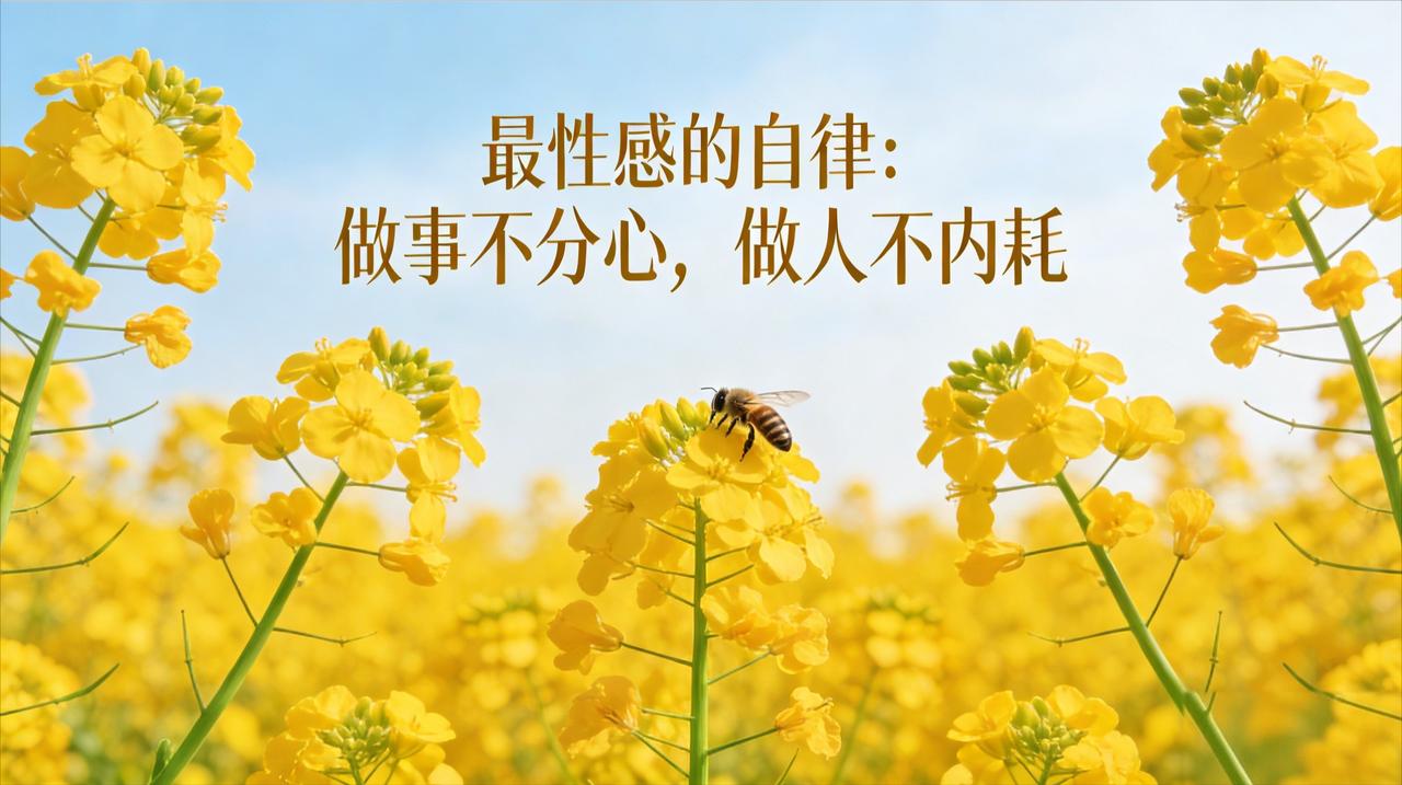 最性感的自律：做事不分心，做人不内耗
 
很多人把自律当成自我折磨，早起打卡、熬