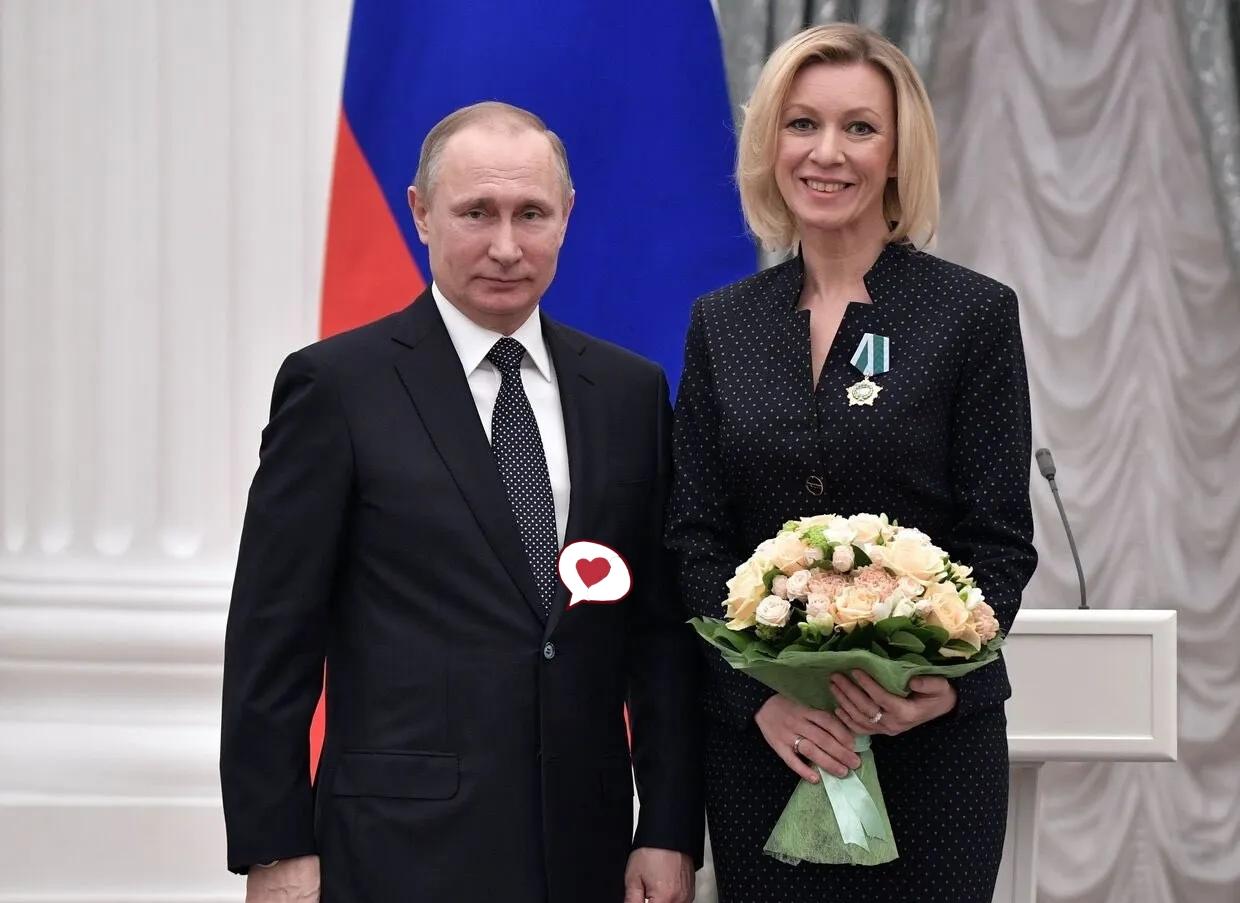 普京在5月给俄罗斯外交部发言人扎哈罗娃发了生日祝福，这事在网上被不少人讨论。扎哈