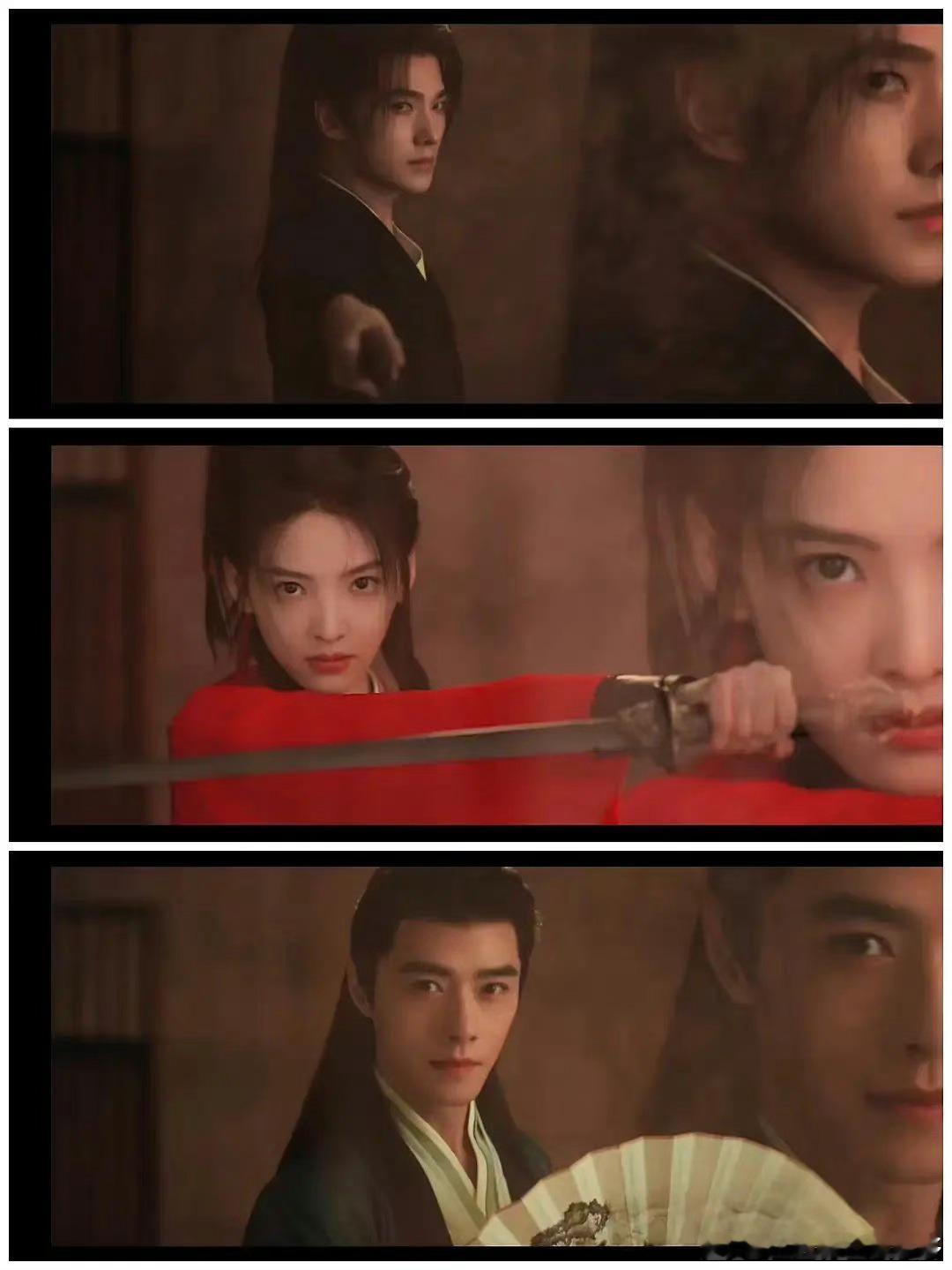 #雨霖铃入江湖概念宣传片#上面这俩很不错，杨洋帅女生美，下面第三个这人是谁？感觉