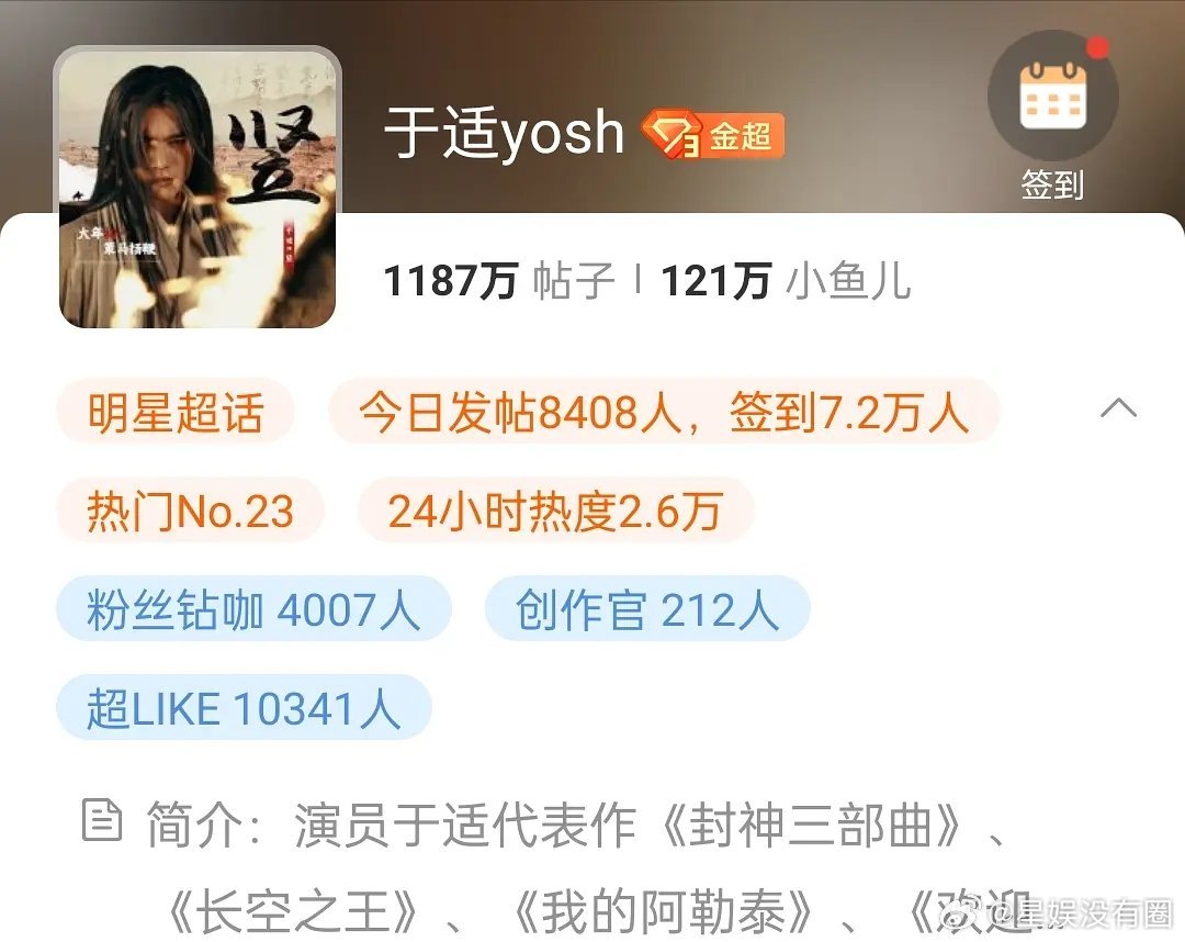 说实话，于适春节档绝对有效出圈，超like破万是实打实的路人盘认可，票房口碑双爆