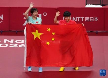 看到这些漂亮的中国红，内心就无比的激动和兴奋，乒乓球包揽男单、女单冠亚军，谁夺冠