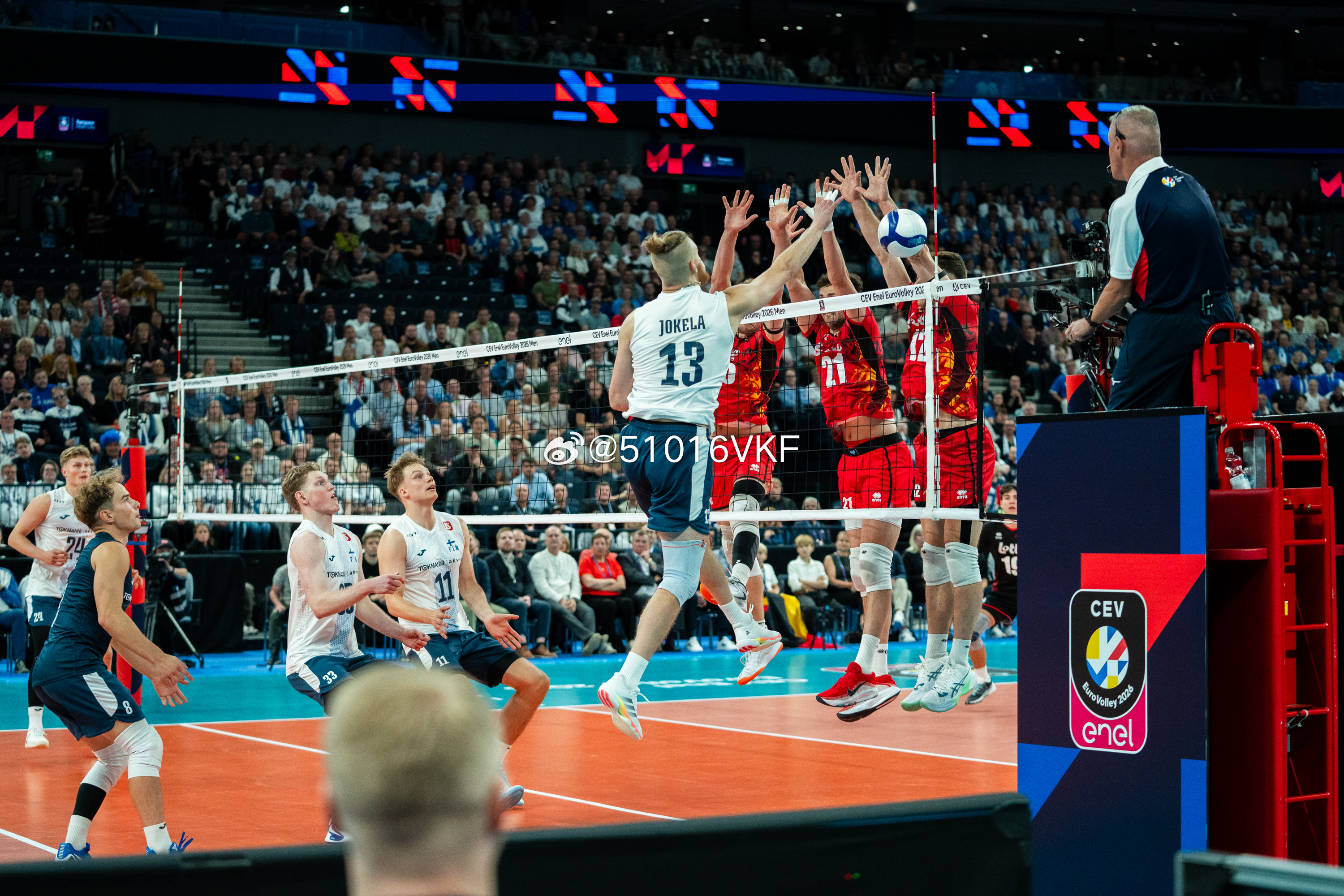 世界男排资讯  2026 男排欧锦赛PoolC比利时🇧🇪2-3芬兰🇫🇮(