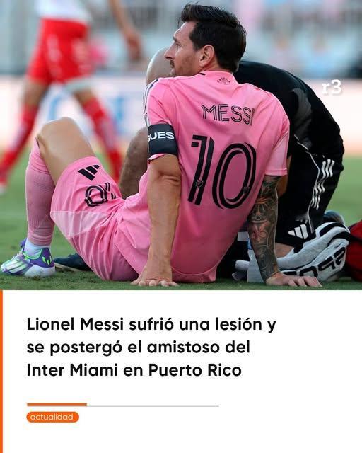 今天梅西因伤错过迈阿密国际与波多黎各的友谊赛，宣布择期再办。之前印度行球迷的愤怒
