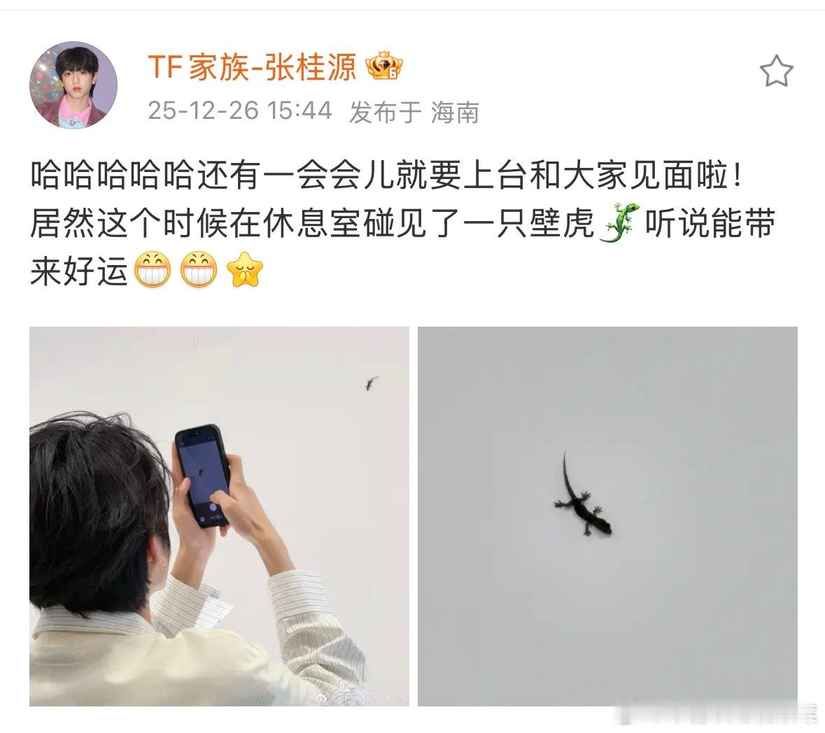 张桂源出现（是不是要团建？ 