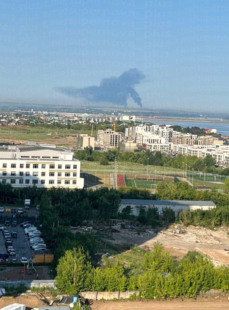俄罗斯Nizhnekamsk炼油厂也对乌克兰无人机进行了“灵活性拦截”，今天第二
