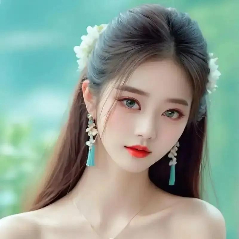 仙气飘飘的精灵少女，梦幻般的美梦幻仙境少女 梦幻少女造型 精灵系少女 梦幻精灵少