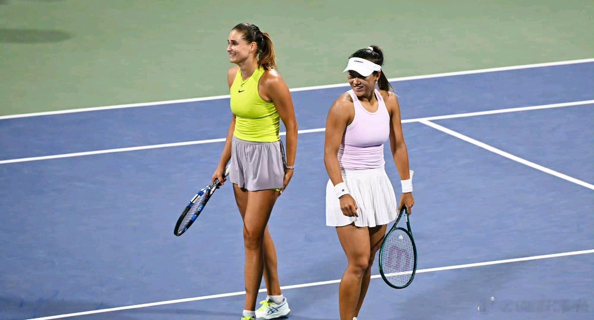WTA1000🇺🇸辛辛那提站女双1/4决赛🇨🇳郭涵煜/🇷🇺帕诺娃 晋