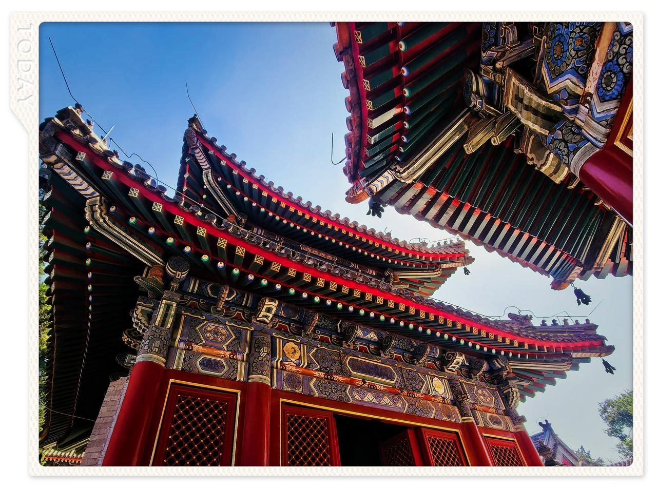 拍一张你的城市美景北京万寿寺夏天雄姿