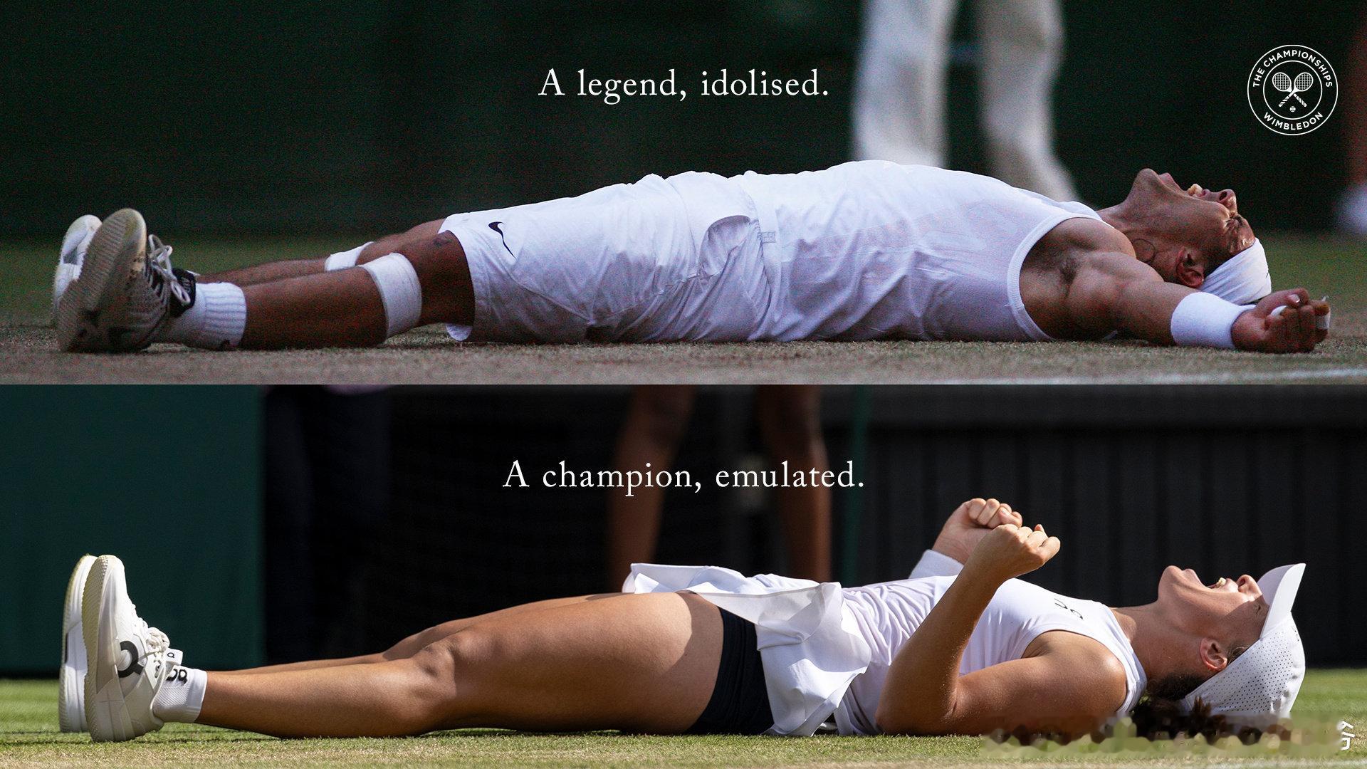 Like Rafa, like Iga. [熊猫] ​ cr：Fred_88 ​