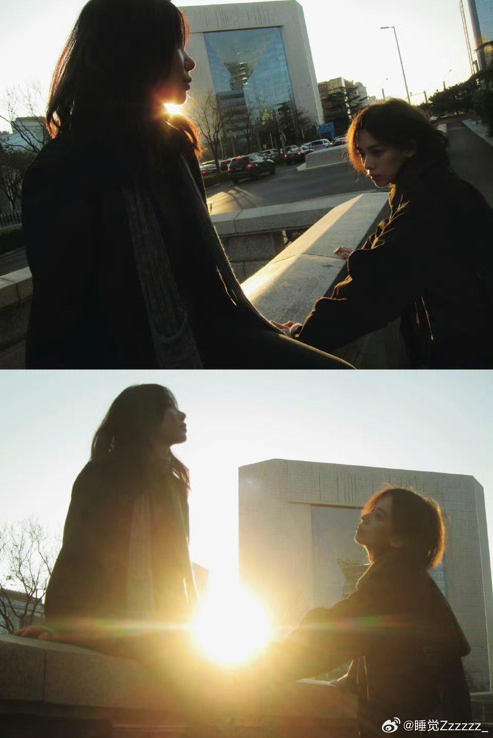 在徐梦洁王晓赟子写真看了段be徐梦洁王晓赟子双人写真氛围感拉满！昏暗房间+地下通