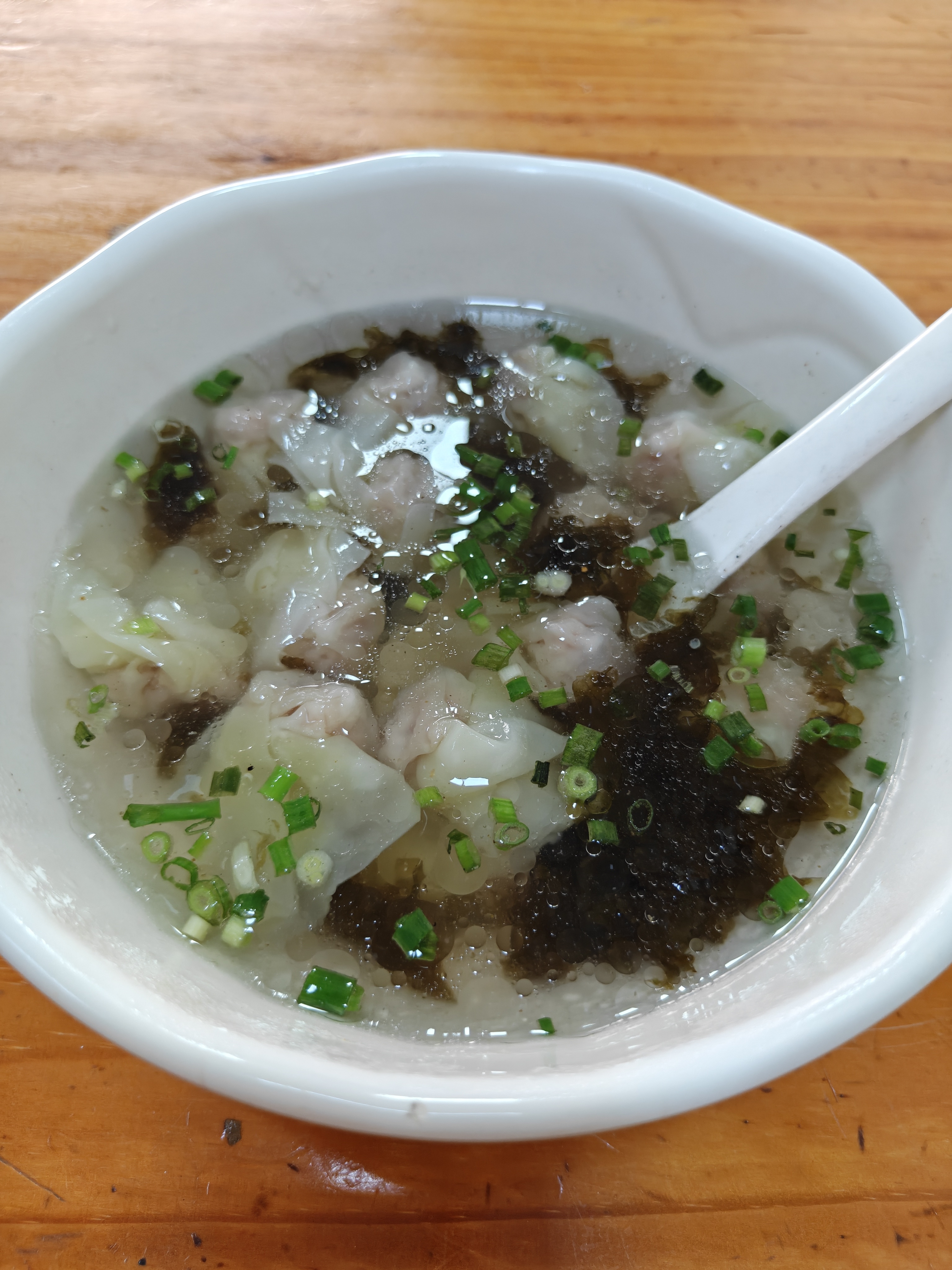 早，今天吃鲜肉馄饨，7元