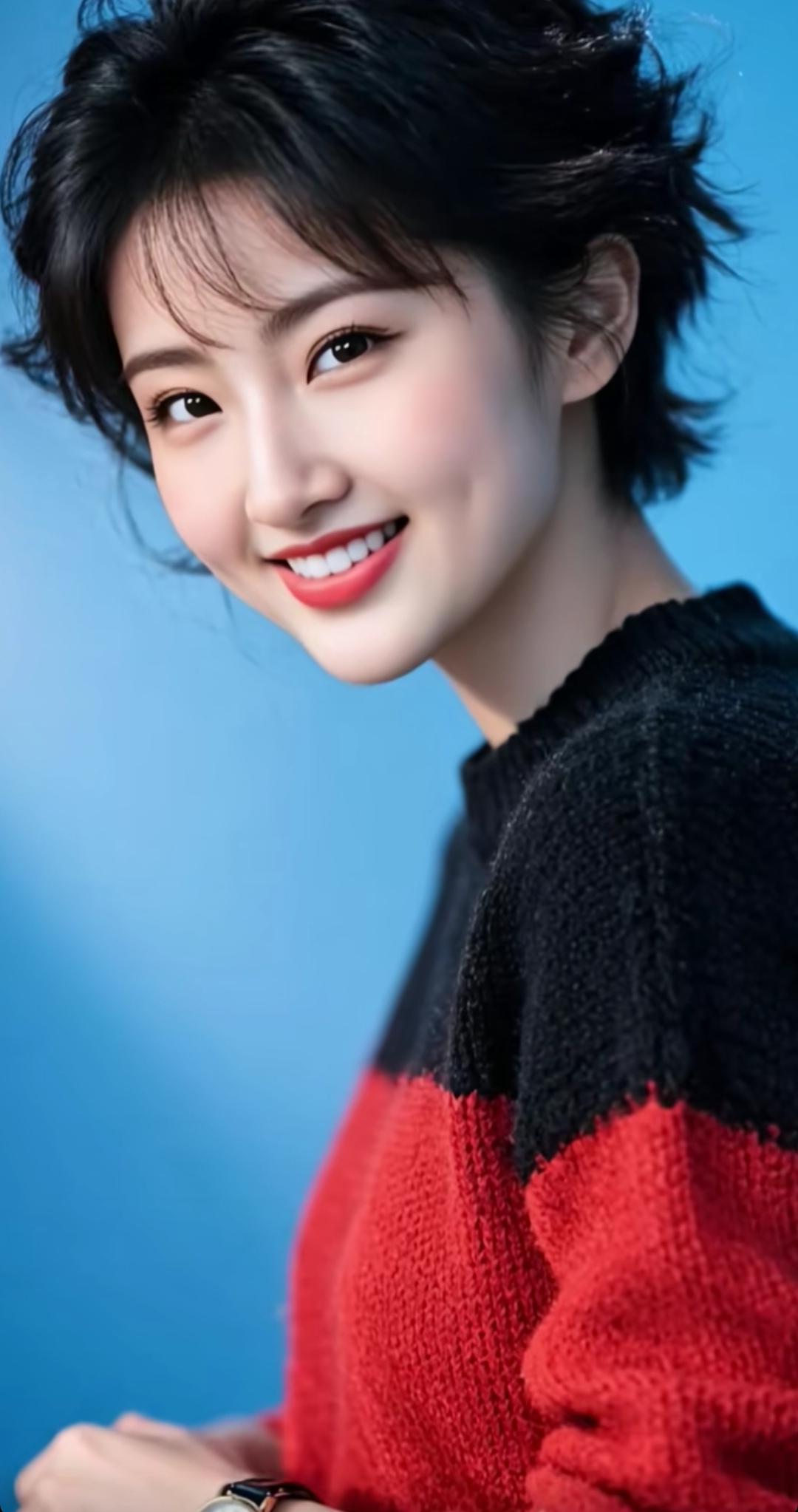 元气满满的一天，从微笑开始！高清美女 美女人像群