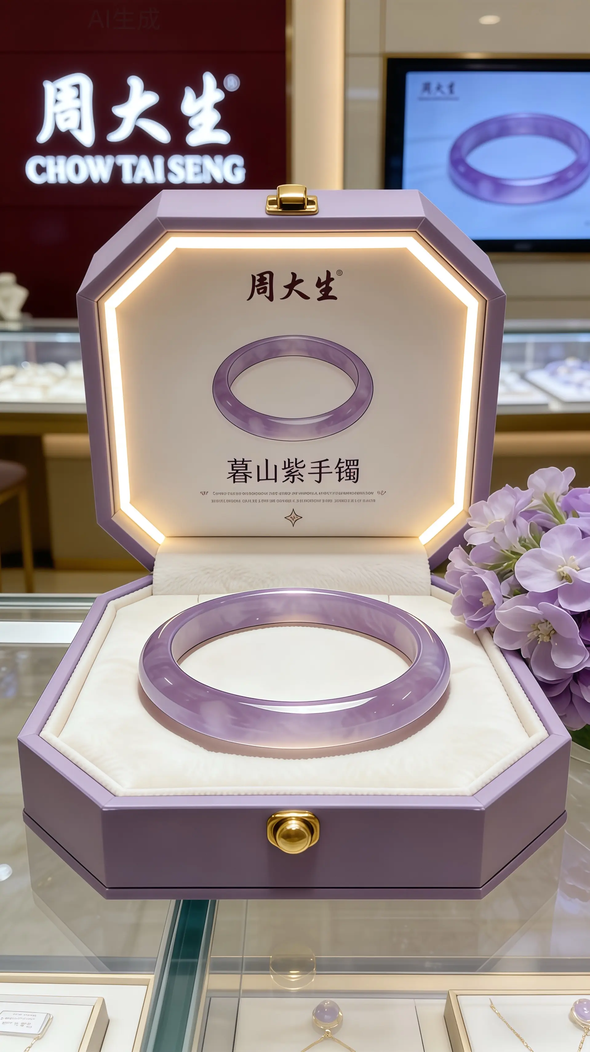 手镯 听说每个女孩子都有一个新手镯 礼物 周大生 首饰