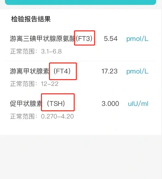甲状腺功能这三项指正常，可以把心放肚子里！ 无论是甲功3项、甲功5项...