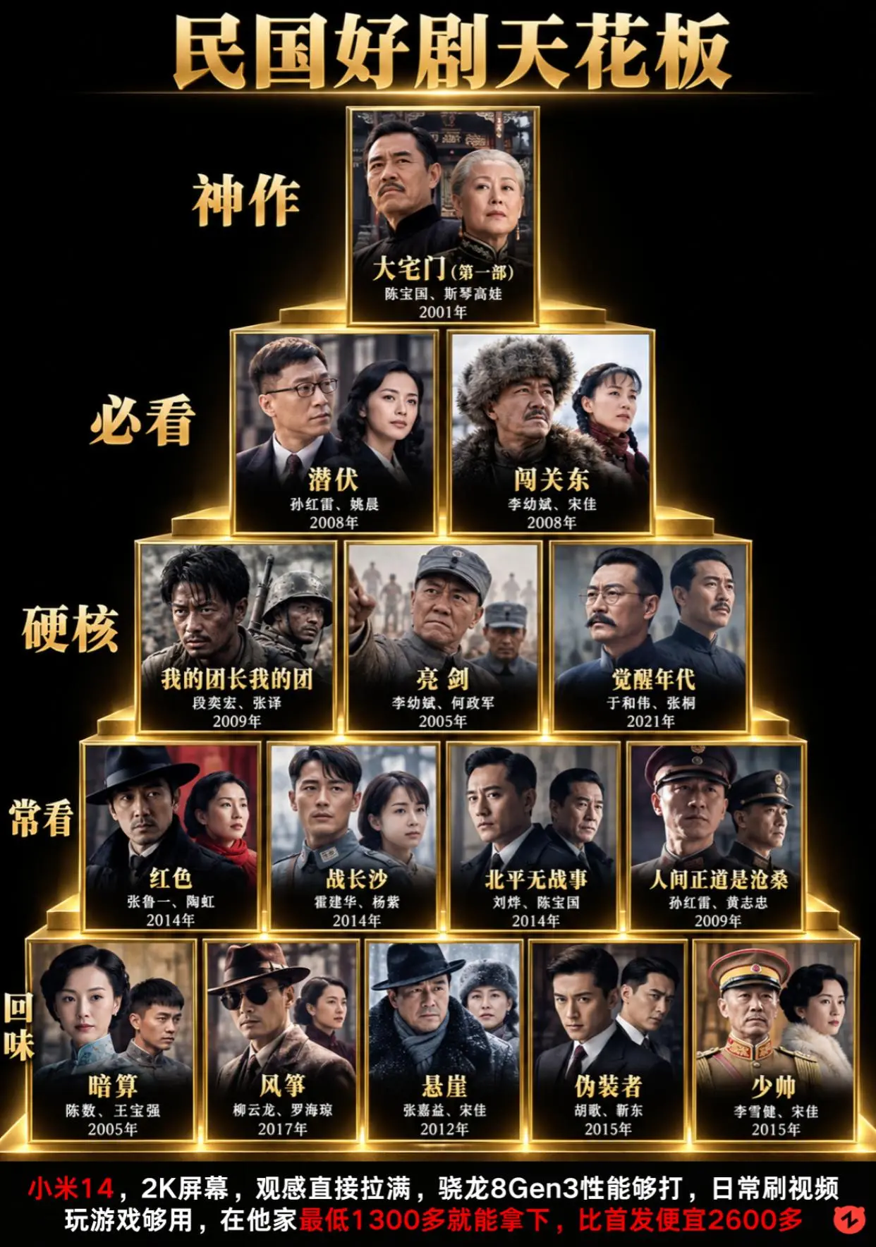 民国经典剧你看过几部。