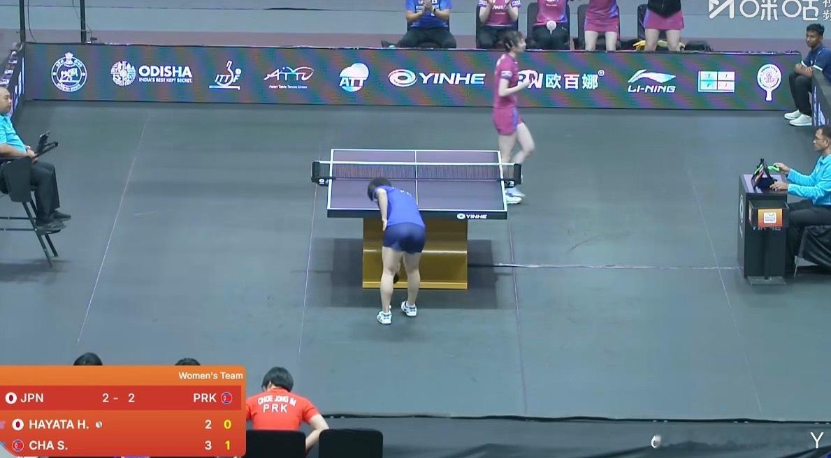 早田希娜1-1车秀英今天要是边姐二单我看日本队真完蛋了 ​​​