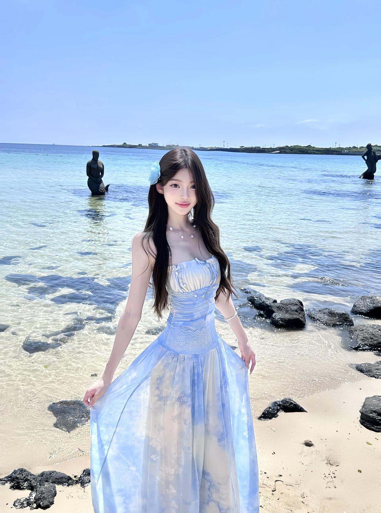 海边的梦幻少女