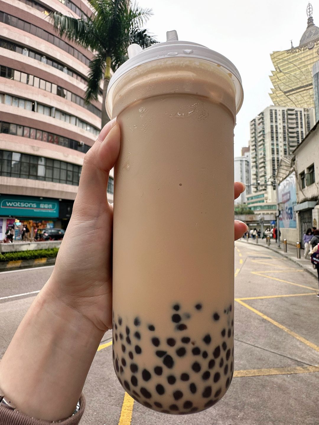 🇲🇴澳门的珍珠奶茶大厦！才11r啊啊啊！！