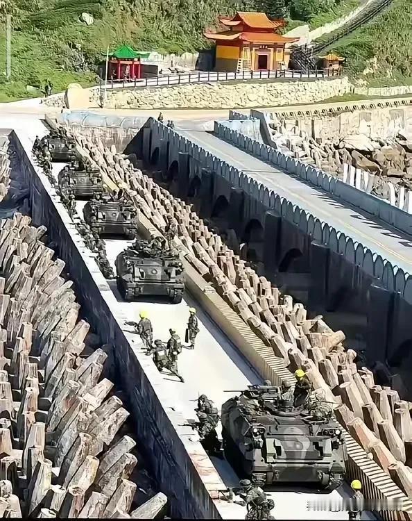 台湾这样的相当于旧石器时代的防御装备，能挡住我百万雄师登陆台湾岛？说实话这样的防