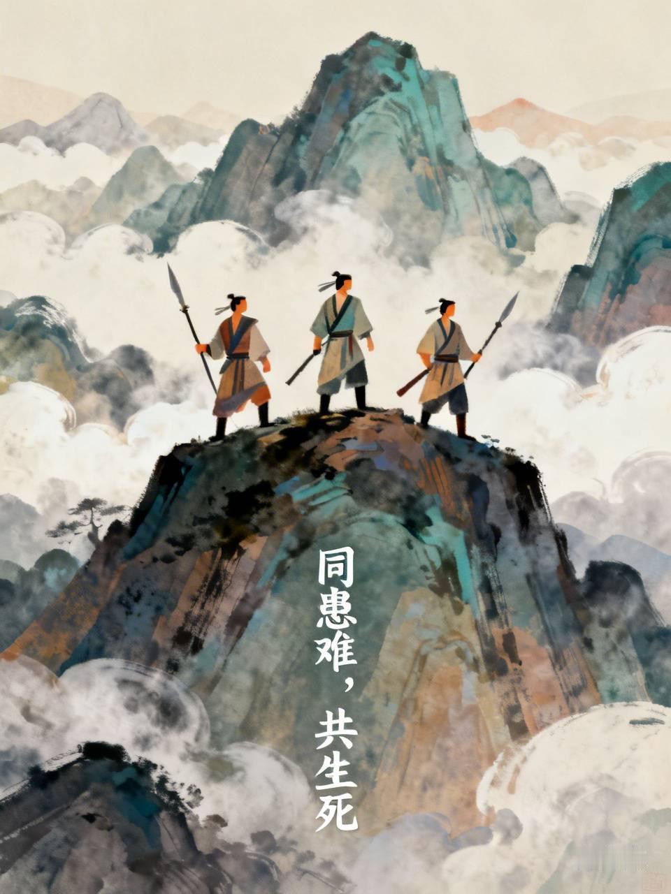 同患难，共生死的国际桃园三结义正式亮相。这是好事，虽然眼前还不能成为世界一极，但