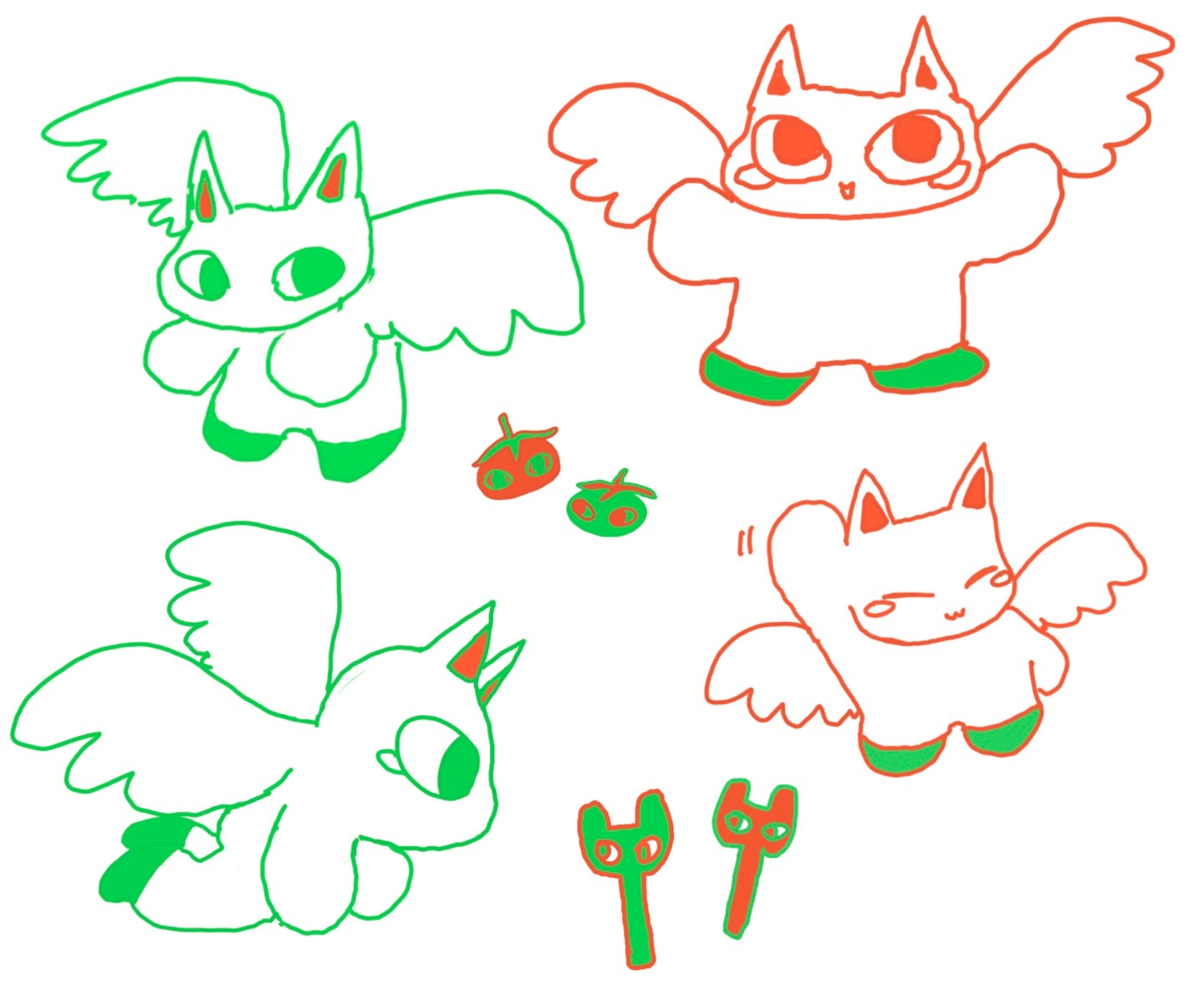 这画的是haerin吧 也太萌了 🐱🍅©strangeseedrin ​​​