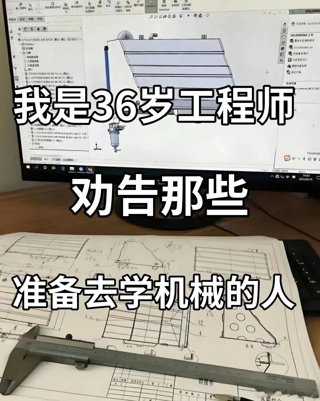 讲真，学机械设计真的不用吃低级的苦…。机械设计能干什么1.机械设计工程师：负责设