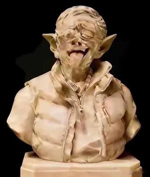 雕像🗿
千刀万剐雕塑你，雕来雕去成自己。
是非颠倒无黑白，丑恶嘴脸失真缔。
西