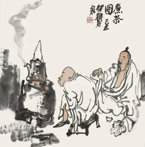 上联：煮茶未果烟催泪
下联：[玫瑰]

网络图片/诚谢侵删