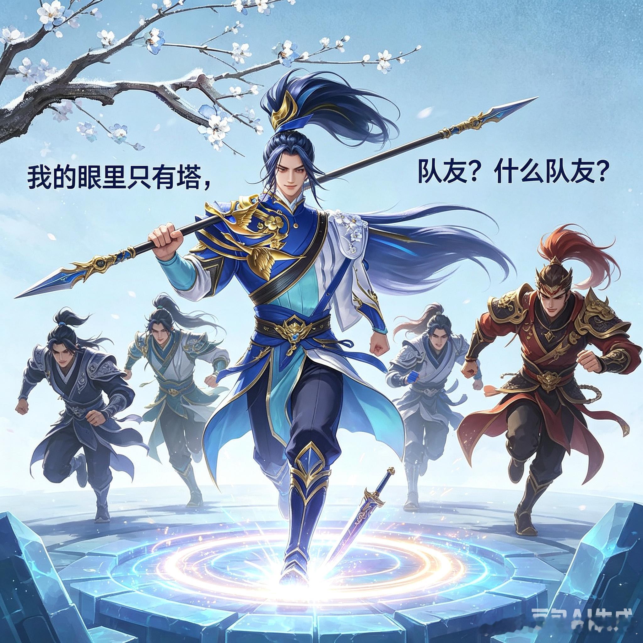 王者荣耀  韩信：我的眼里只有塔，队友？什么队友？王者五五开黑节王者五五有奖征集