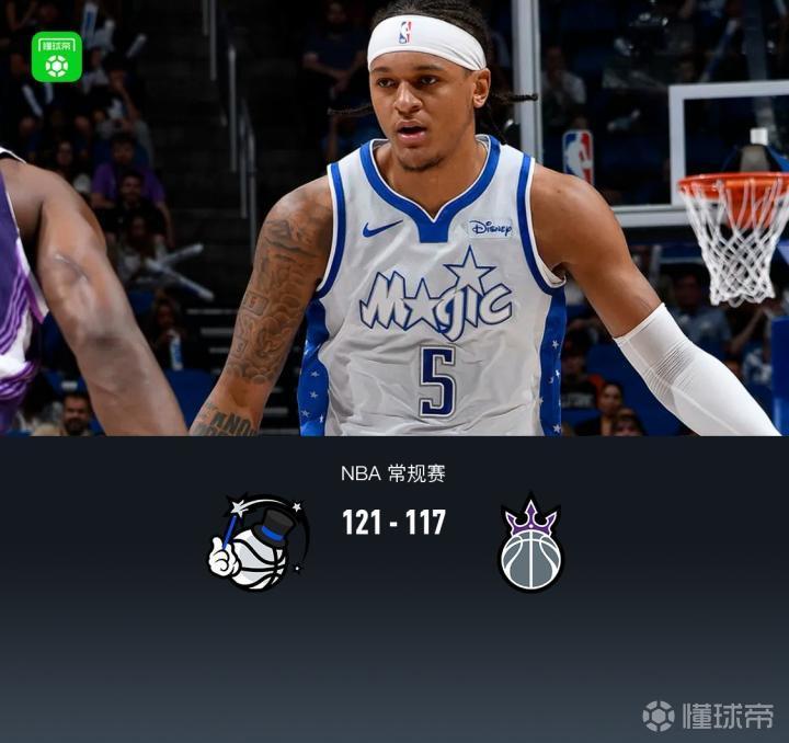 3月27日，奥兰多魔术主场以121-117险胜萨克拉门托国王，终结6连败。班凯罗