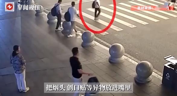 “白嫖翻车了！”近日，湖北宜昌，一男子在饭店里声称吃出烟头异物，拒绝店主的重做和