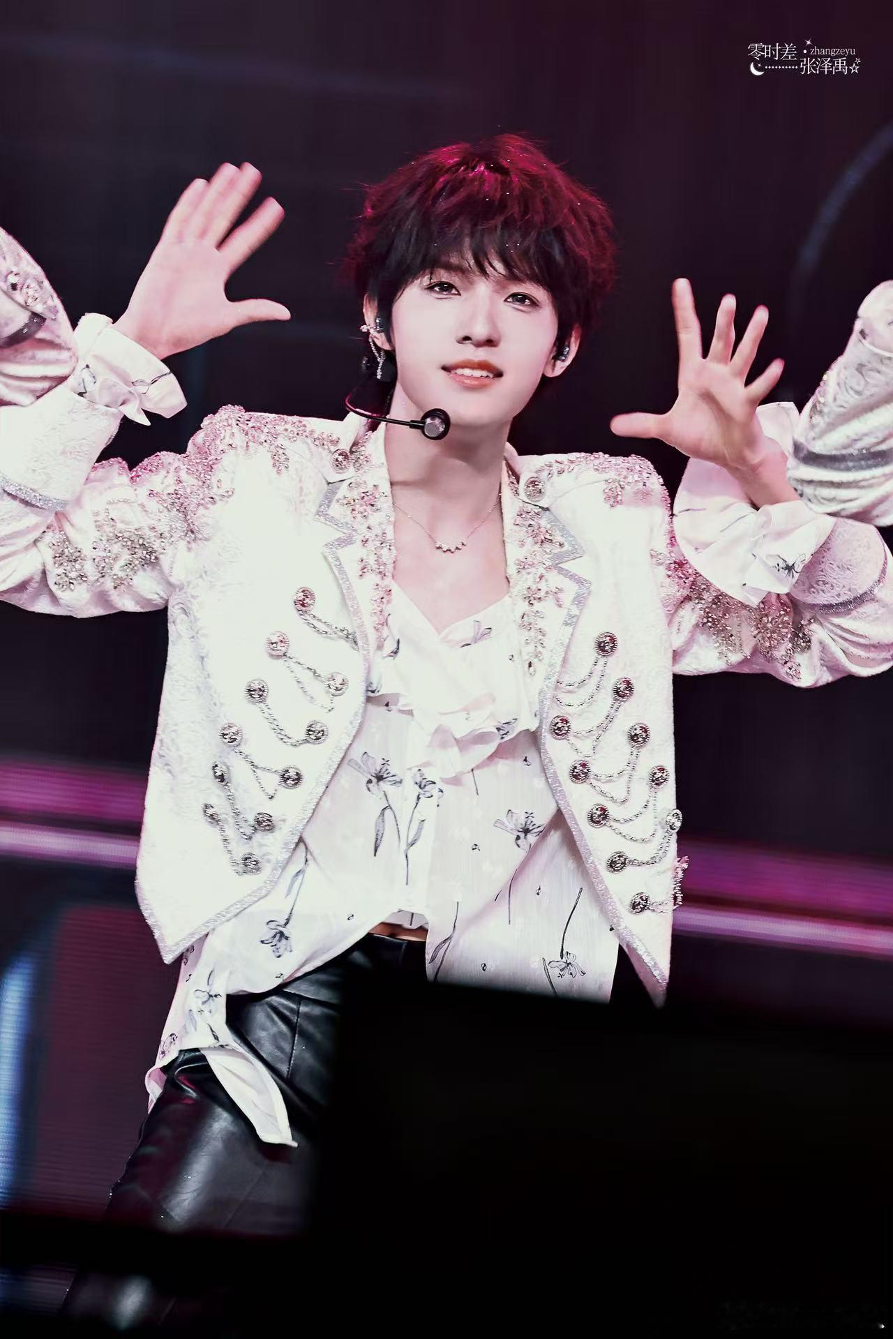 爱上张泽禹就可以猫狗双全 看张泽禹舞台真的很享受，唱跳稳台风帅，安静下来又像小猫