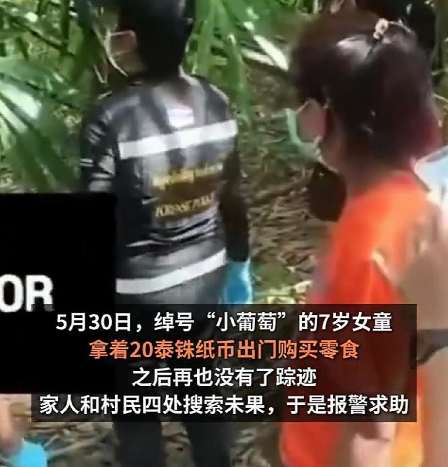 6月6日，泰国警方破获一起离奇的惨案。
事件发生在5月30日的北碧府，7岁的女孩