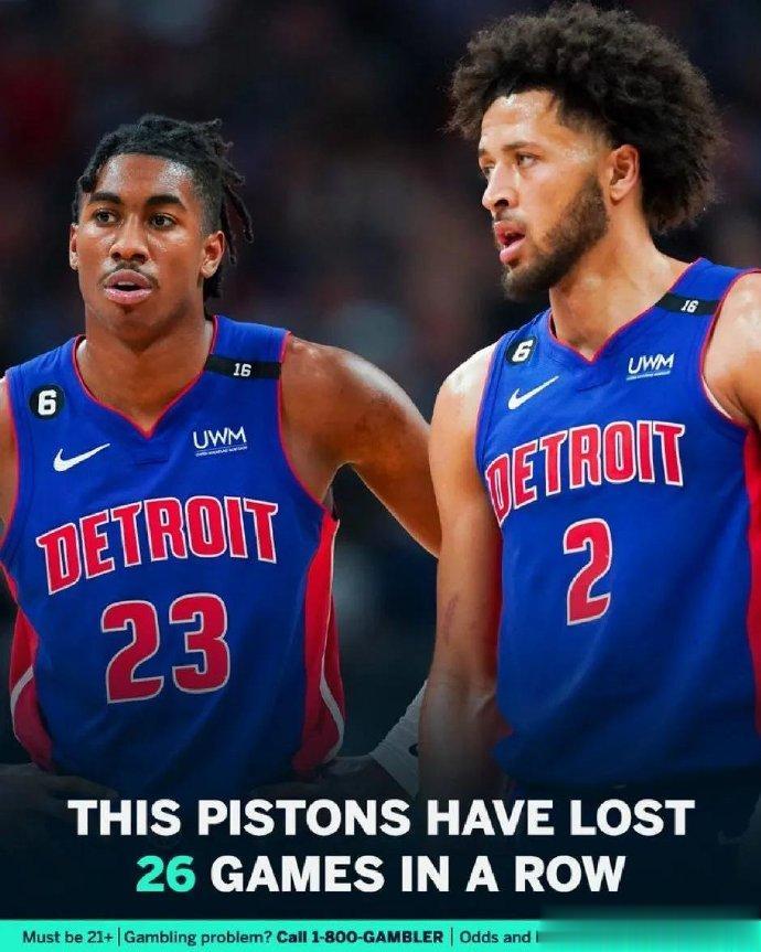 #NBA历史上20连败以上的球队#，仅此6支球队！

1、费城76人（28连败，