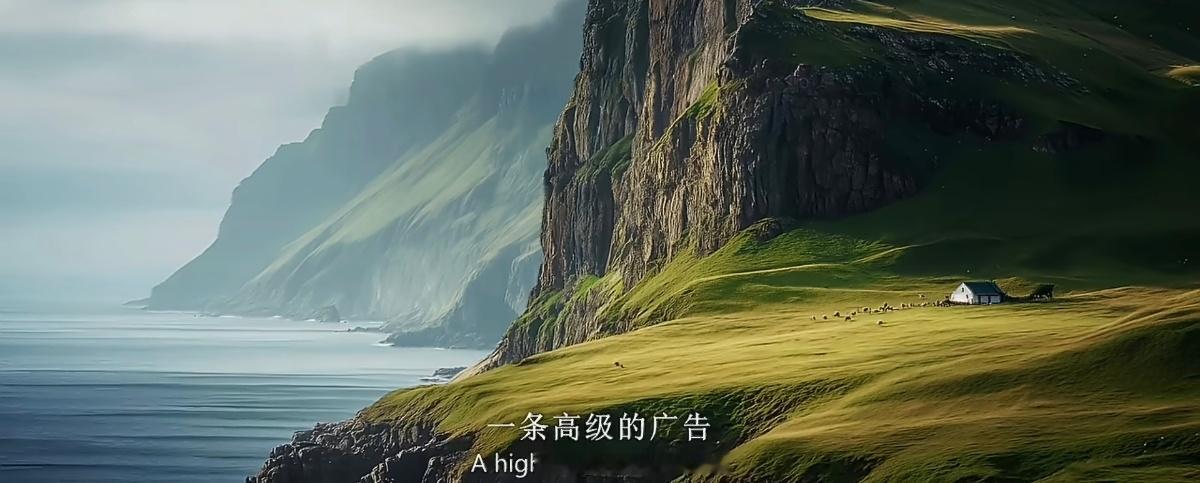 AI广告高级到莫名其妙这是如今AI视频技术商用落地的真实现状：画面渲染能力早就拉