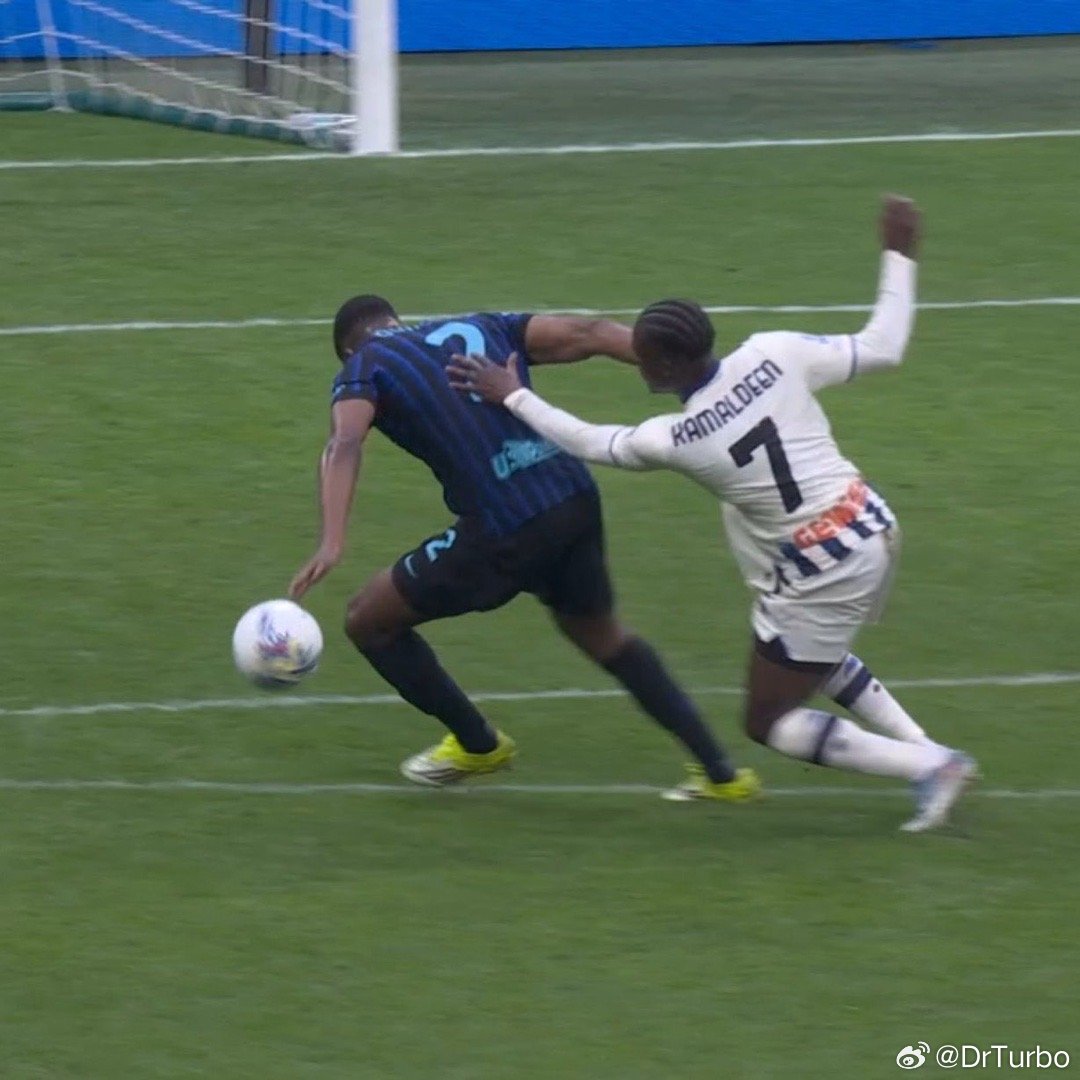 帕拉迪诺：裁判的这些判罚？马雷利证实了这两个判罚都是正常符合规则的国际米兰1比1