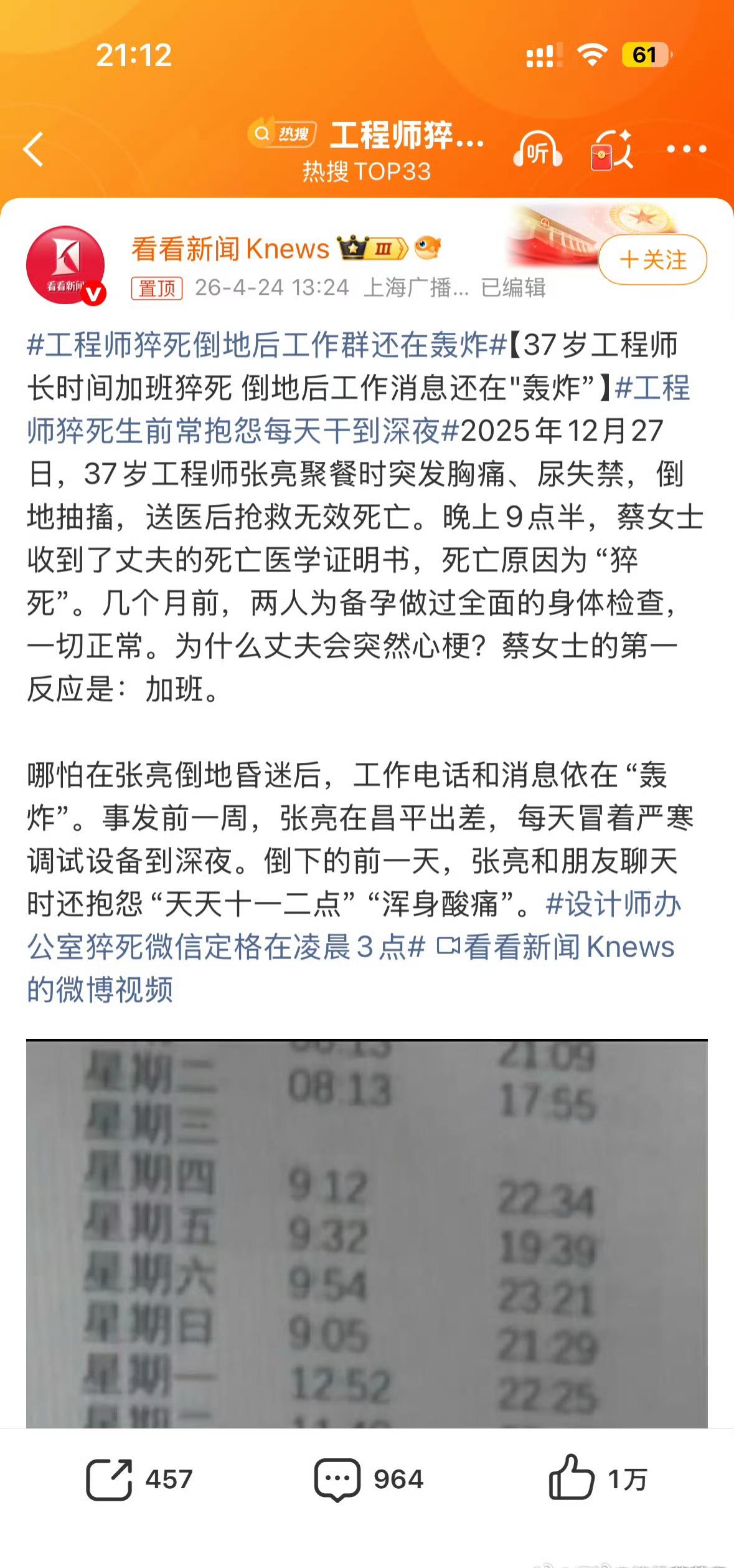 他还这么年轻
人正在从37岁的身体里一点点离开，而消息还在“轰炸”。
他不知道疼