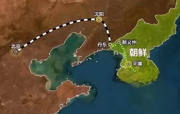 很多朋友可能没太留意，咱们北京到平壤（朝鲜首都），直线距离也就七八百公里，差不多